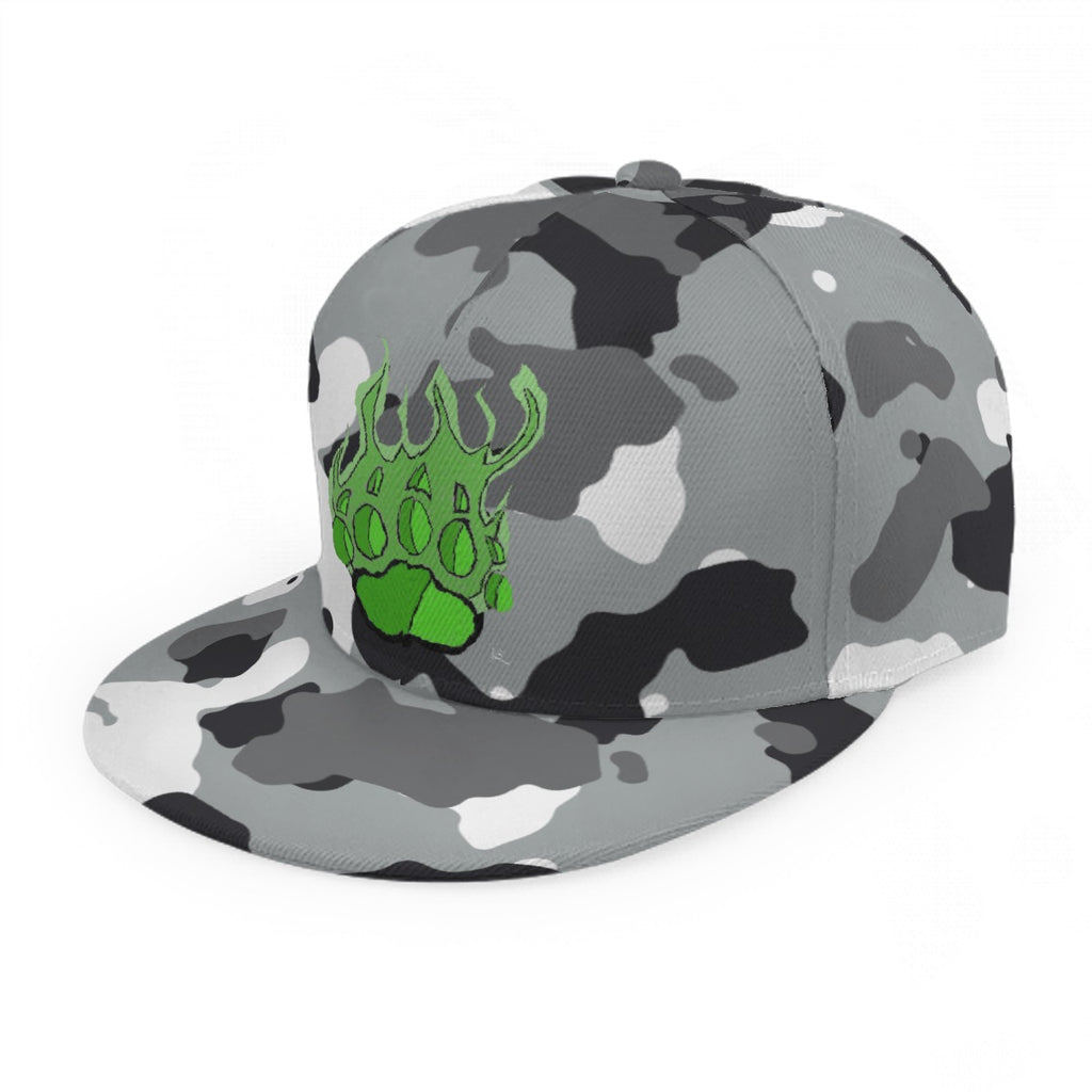 Baseball Cap With Flat Brim