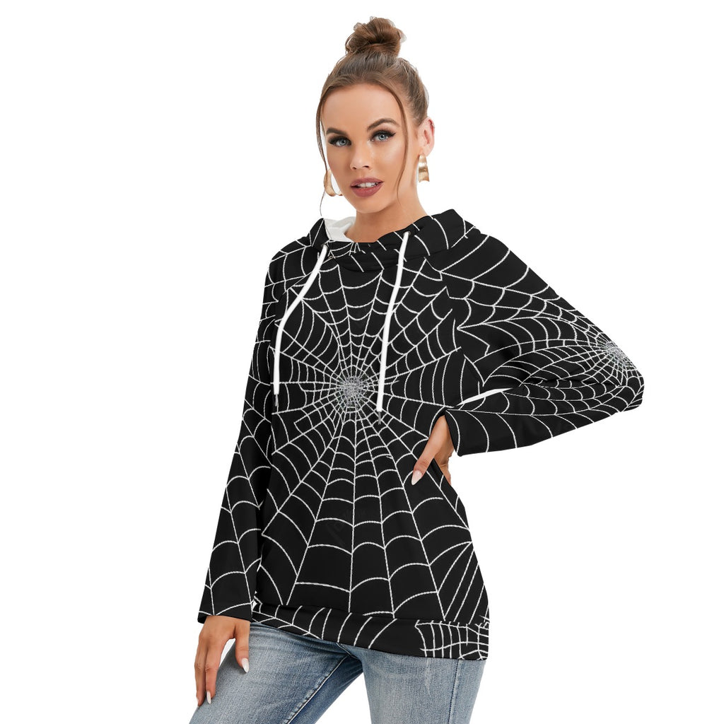All-Over Print Women's Hoodie With Double Hood