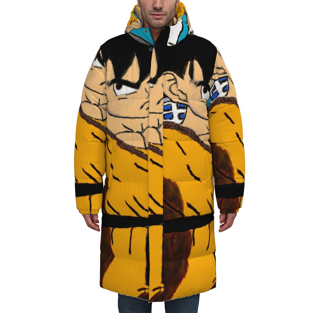 All-Over Print Unisex Long Down Jacket