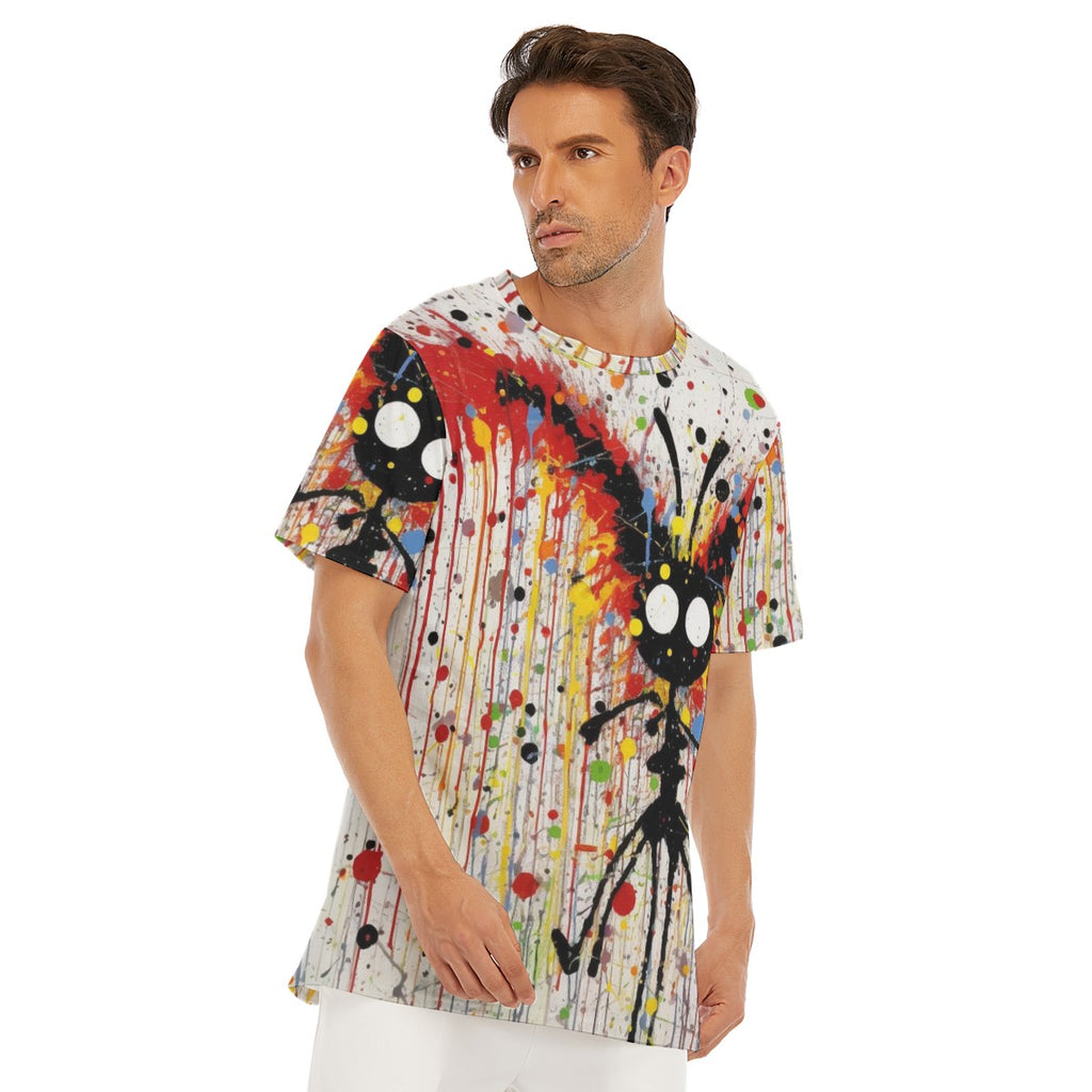 All-Over Print Men's O-Neck T-Shirt | 190GSM Cotton