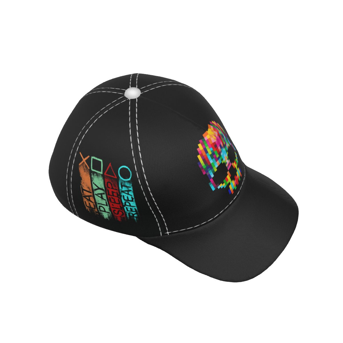 All-Over Print Peaked Cap