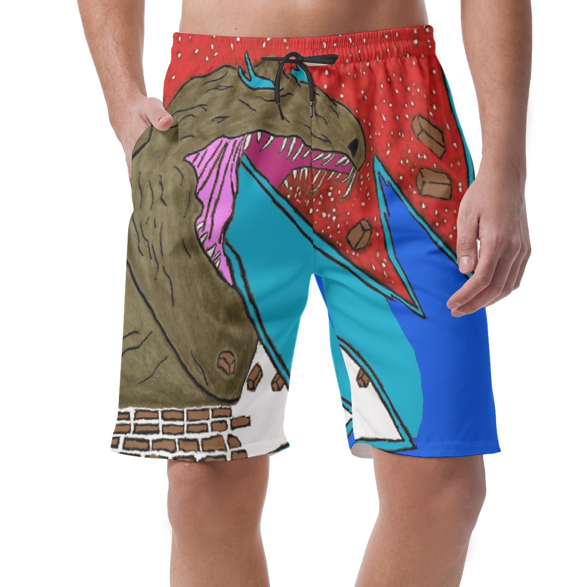 All-Over Print Men's Short Pants