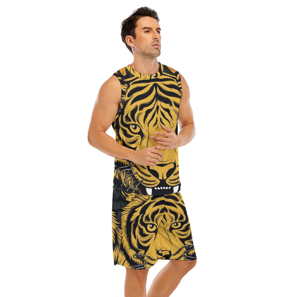 All-Over Print Men's Basketball Suit