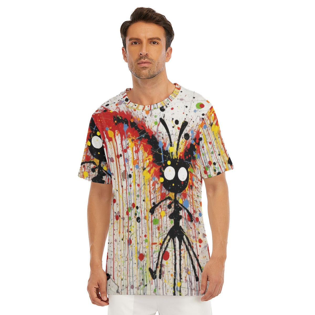All-Over Print Men's O-Neck T-Shirt | 190GSM Cotton