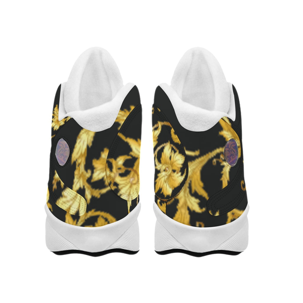 Men's Curved Basketball Shoes With Thick Soles