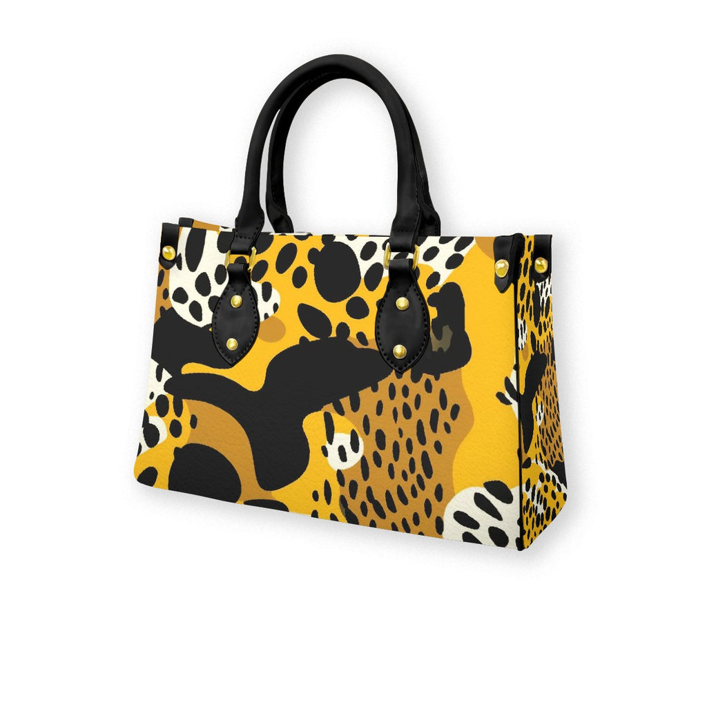 Women's Tote Bag With Black Handle