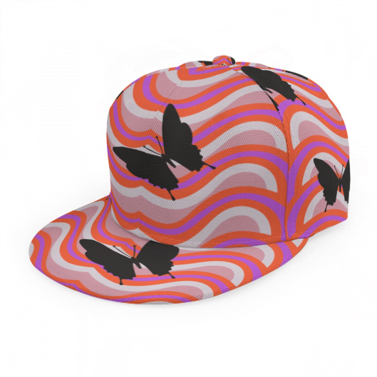 Baseball Cap With Flat Brim