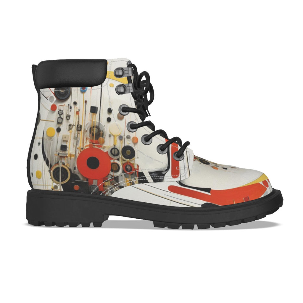 All-Over Print Men's Short Boots