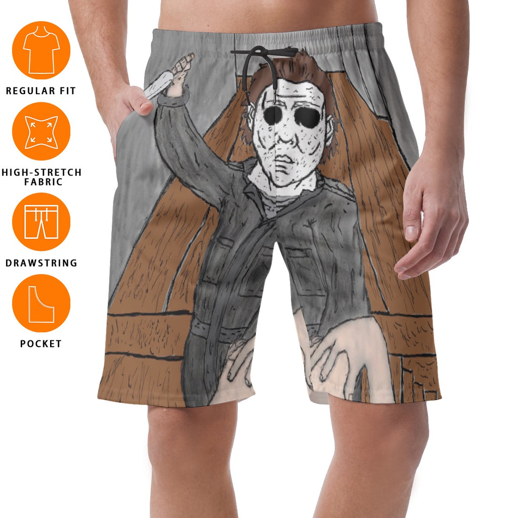 All-Over Print Men's Short Pants