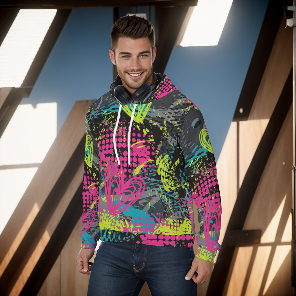 All-Over Print Men's Pullover Hoodie