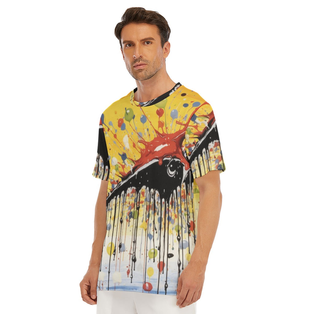 All-Over Print Men's O-Neck T-Shirt | 190GSM Cotton