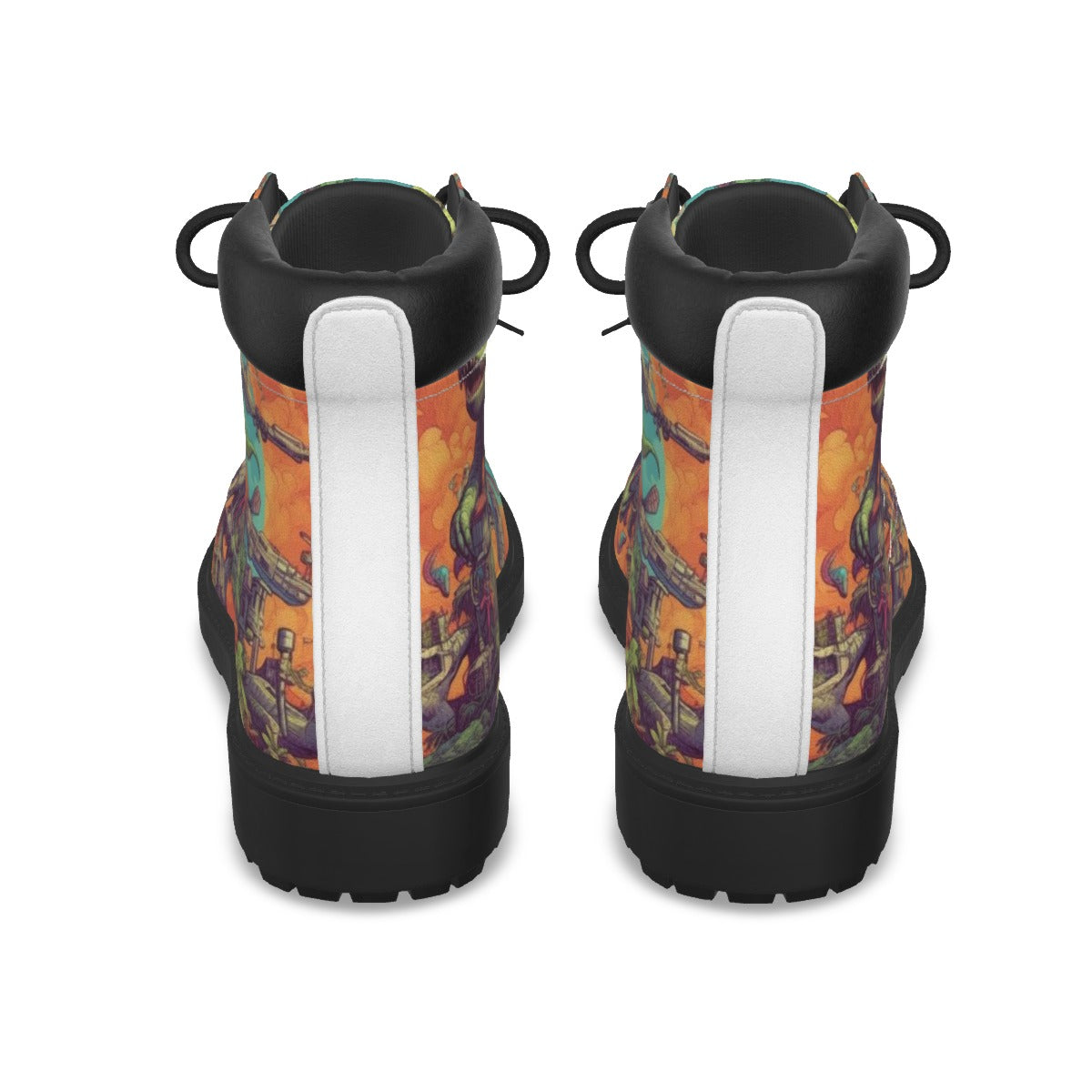 All-Over Print Men's Short Boots