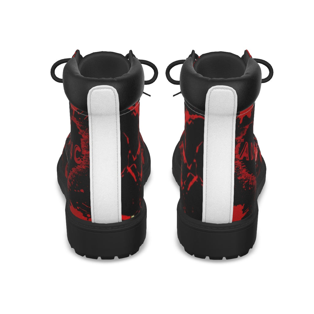 All-Over Print Men's Short Boots