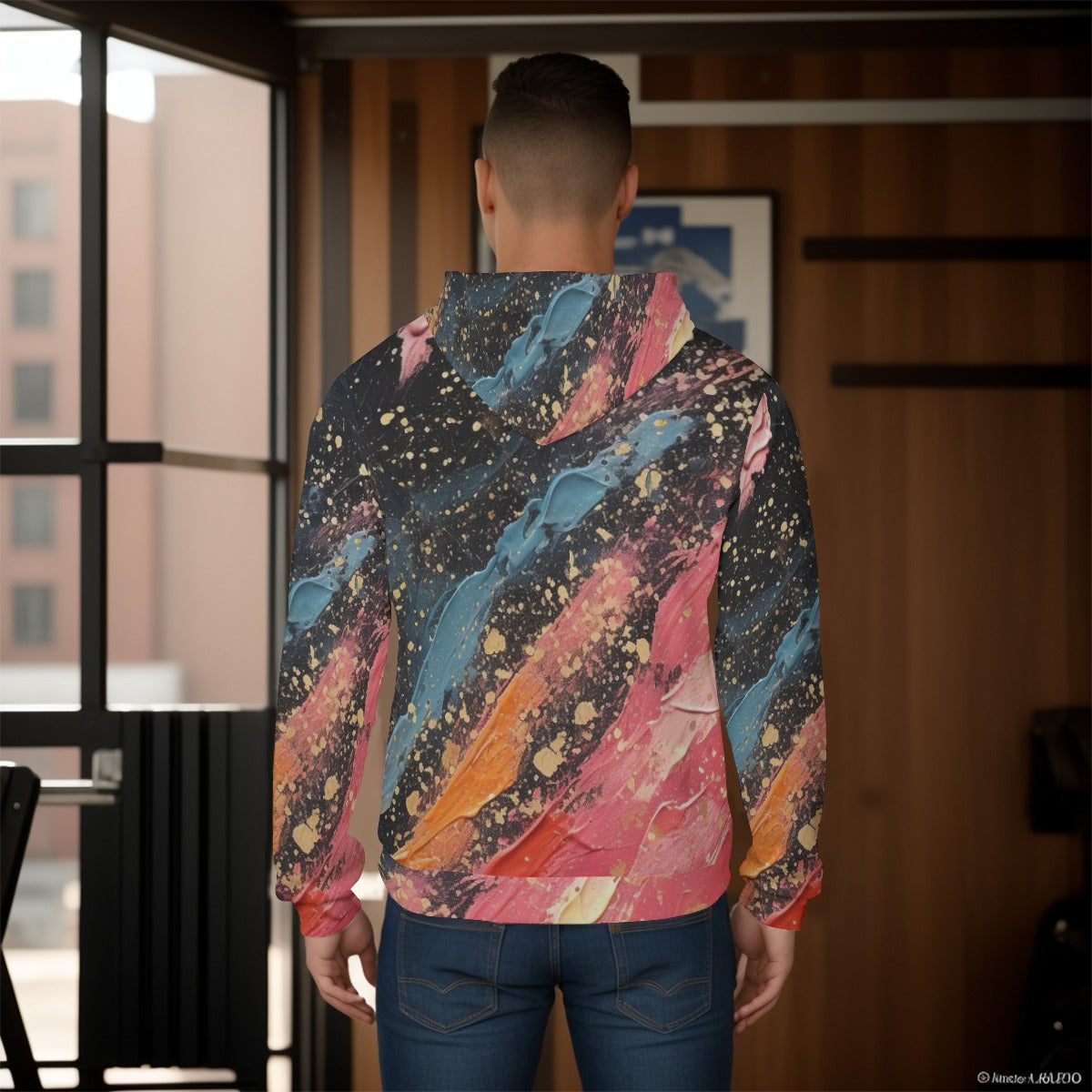 All-Over Print Men's Pullover Hoodie