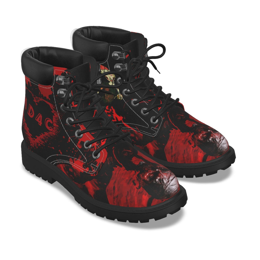 All-Over Print Men's Short Boots