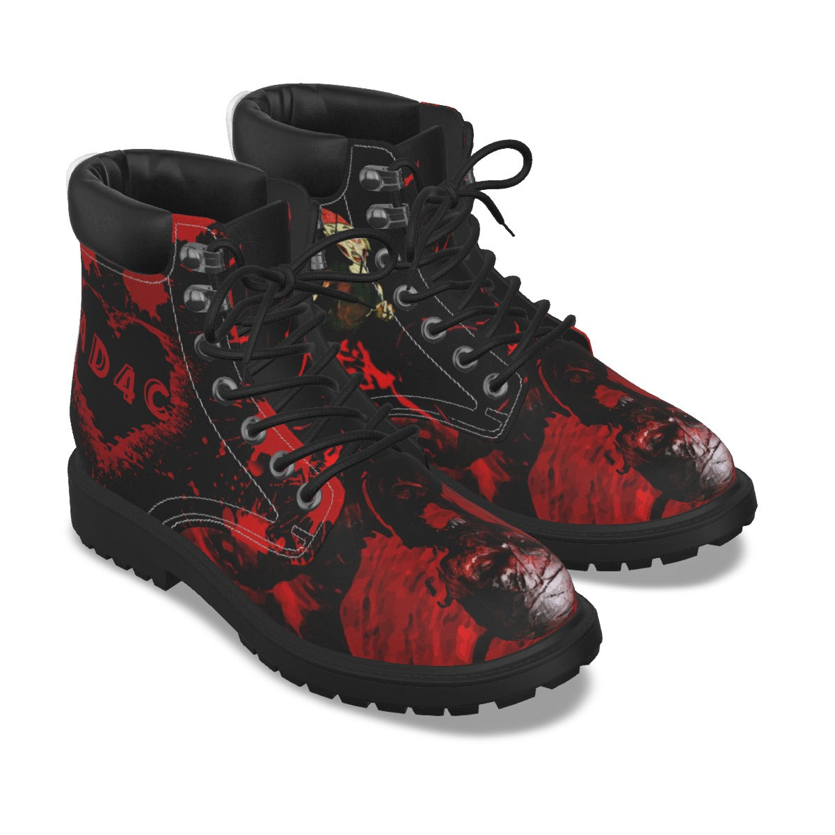 All-Over Print Men's Short Boots