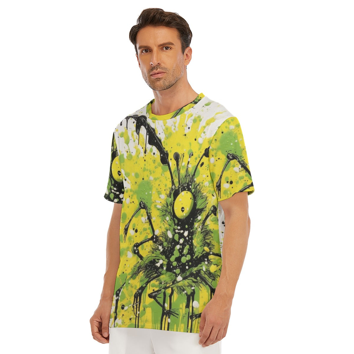 All-Over Print Men's O-Neck T-Shirt | 190GSM Cotton