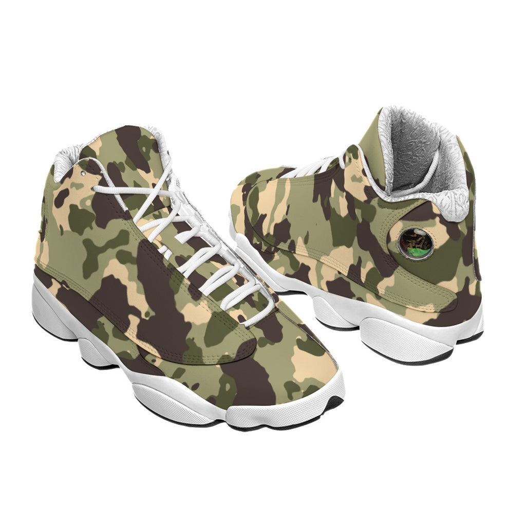 Men's Curved Basketball Shoes With Thick Soles
