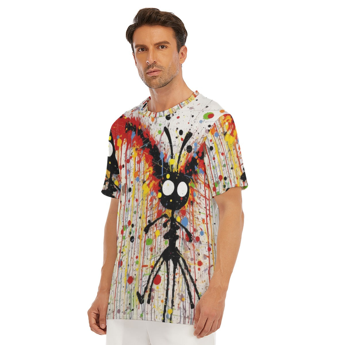 All-Over Print Men's O-Neck T-Shirt | 190GSM Cotton