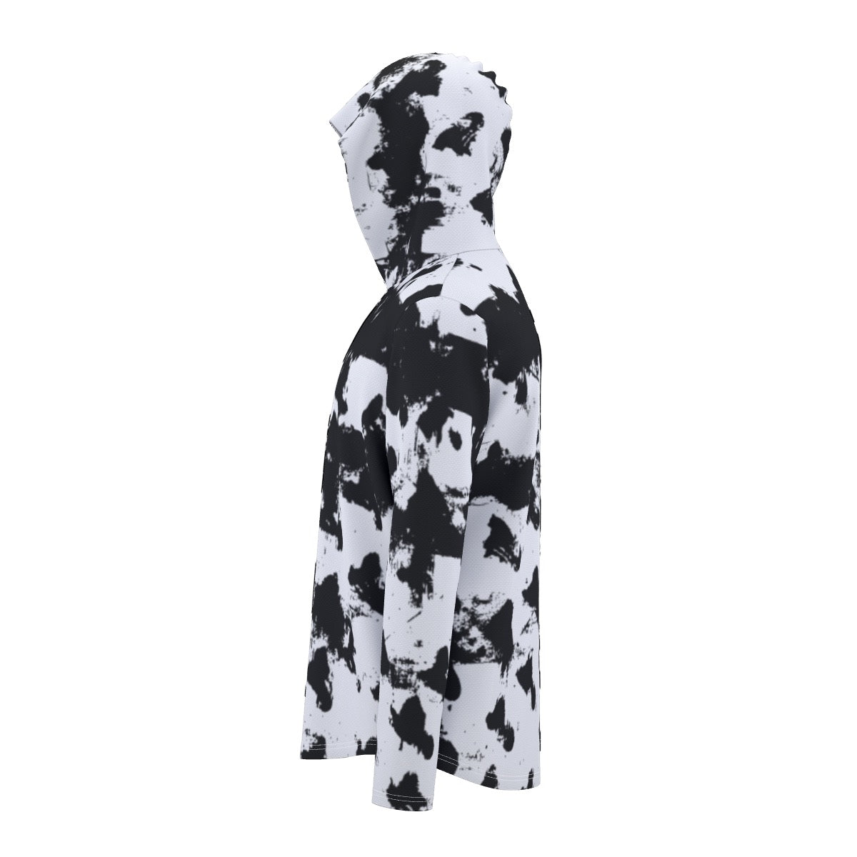 All-Over Print Men's Sunscreen  Sports Hoodie With Thumb Holes