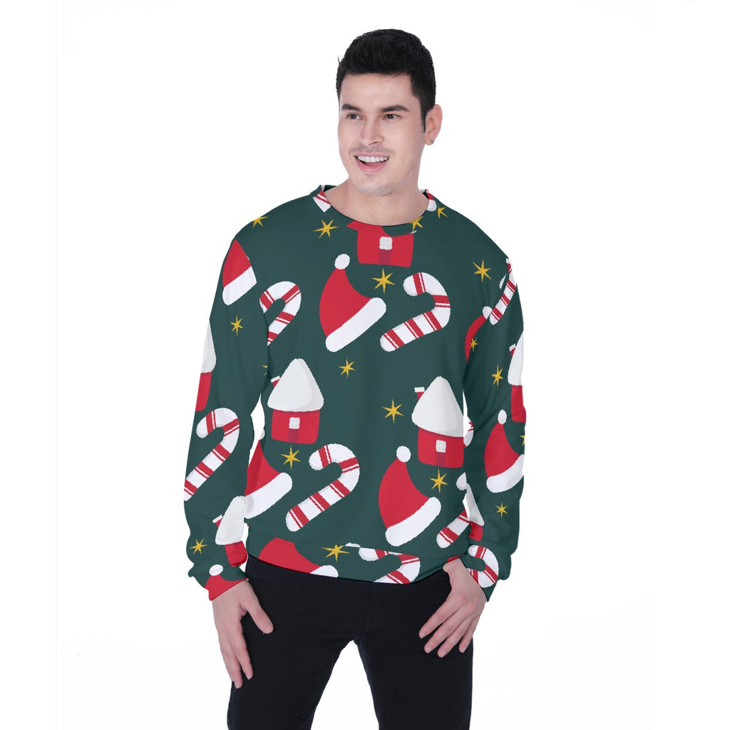 All-Over Print Men's Heavy Fleece Sweatshirt