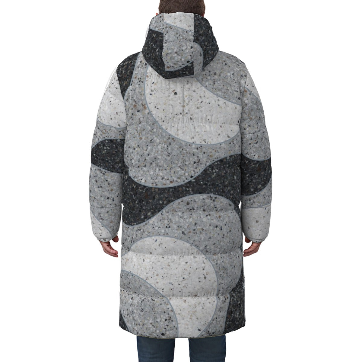 All-Over Print Unisex Long Down Jacket