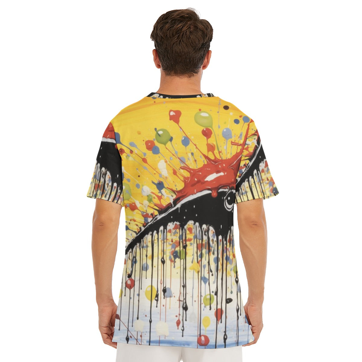 All-Over Print Men's O-Neck T-Shirt | 190GSM Cotton