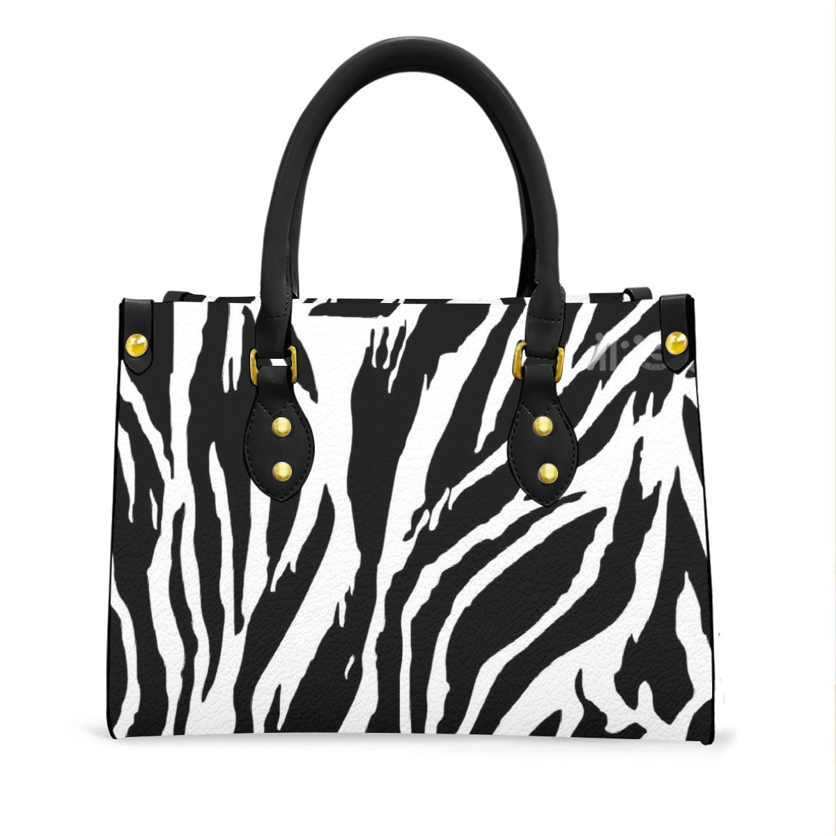 Women's Tote Bag With Black Handle
