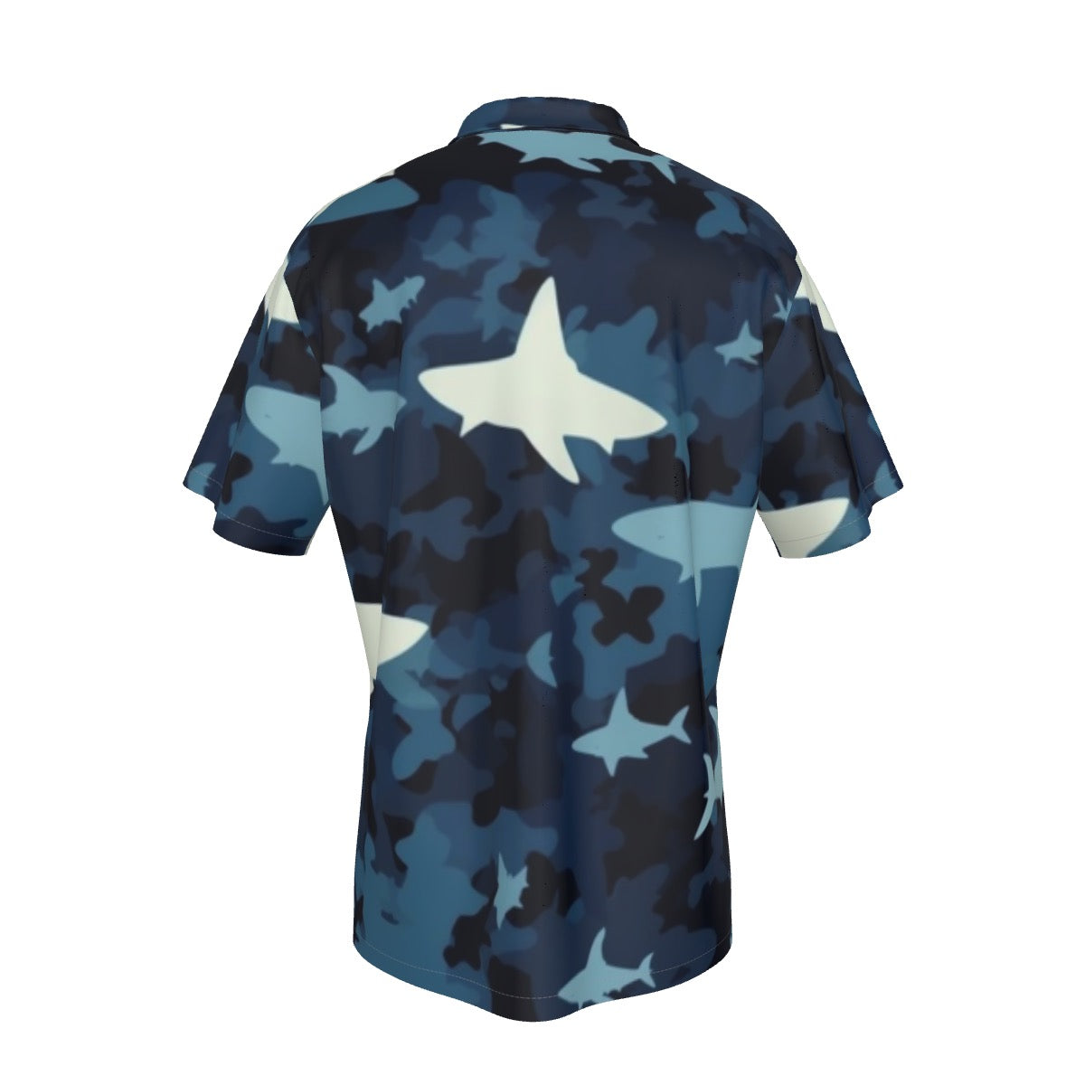 All-Over Print Men's Hawaiian Shirt With Pocket