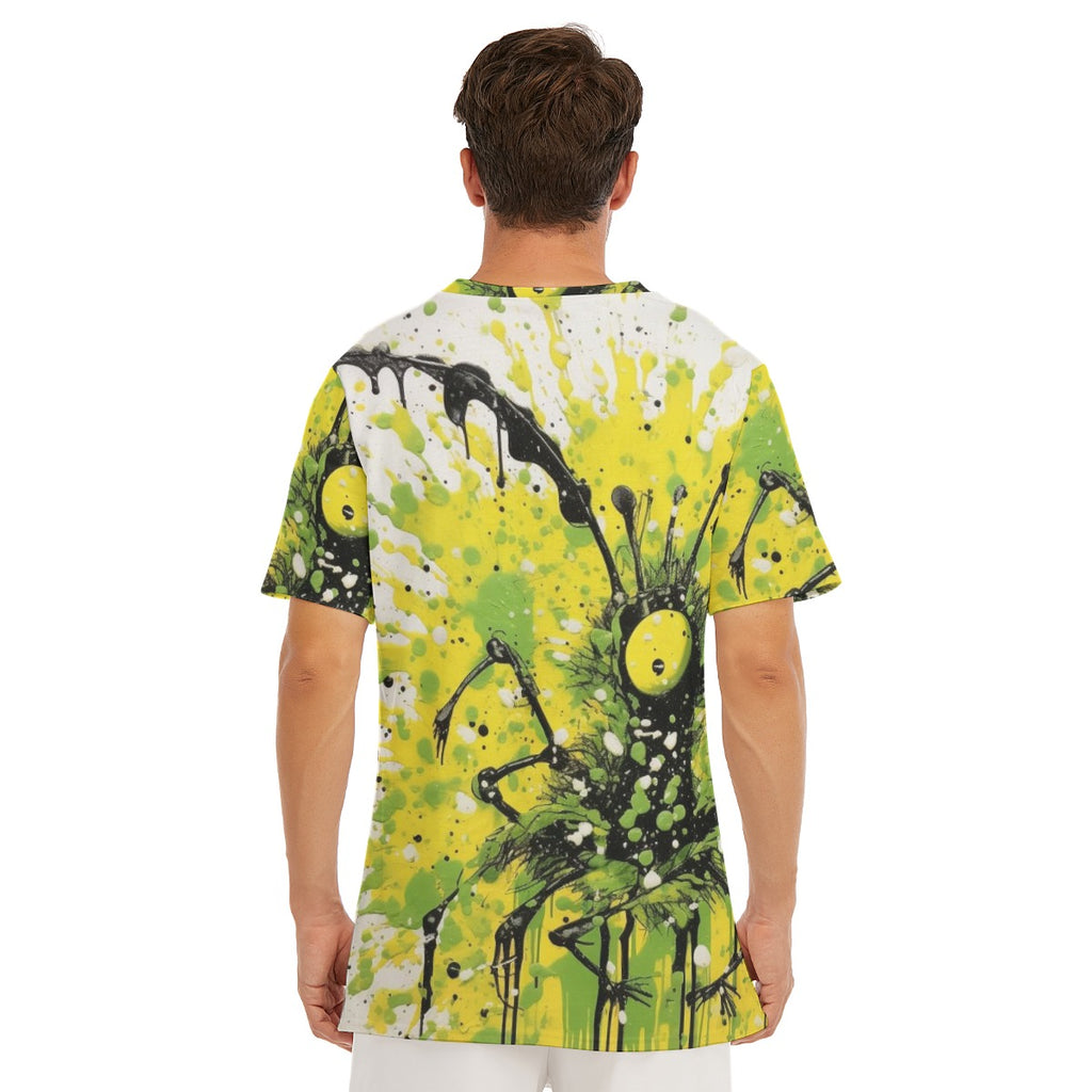 All-Over Print Men's O-Neck T-Shirt | 190GSM Cotton