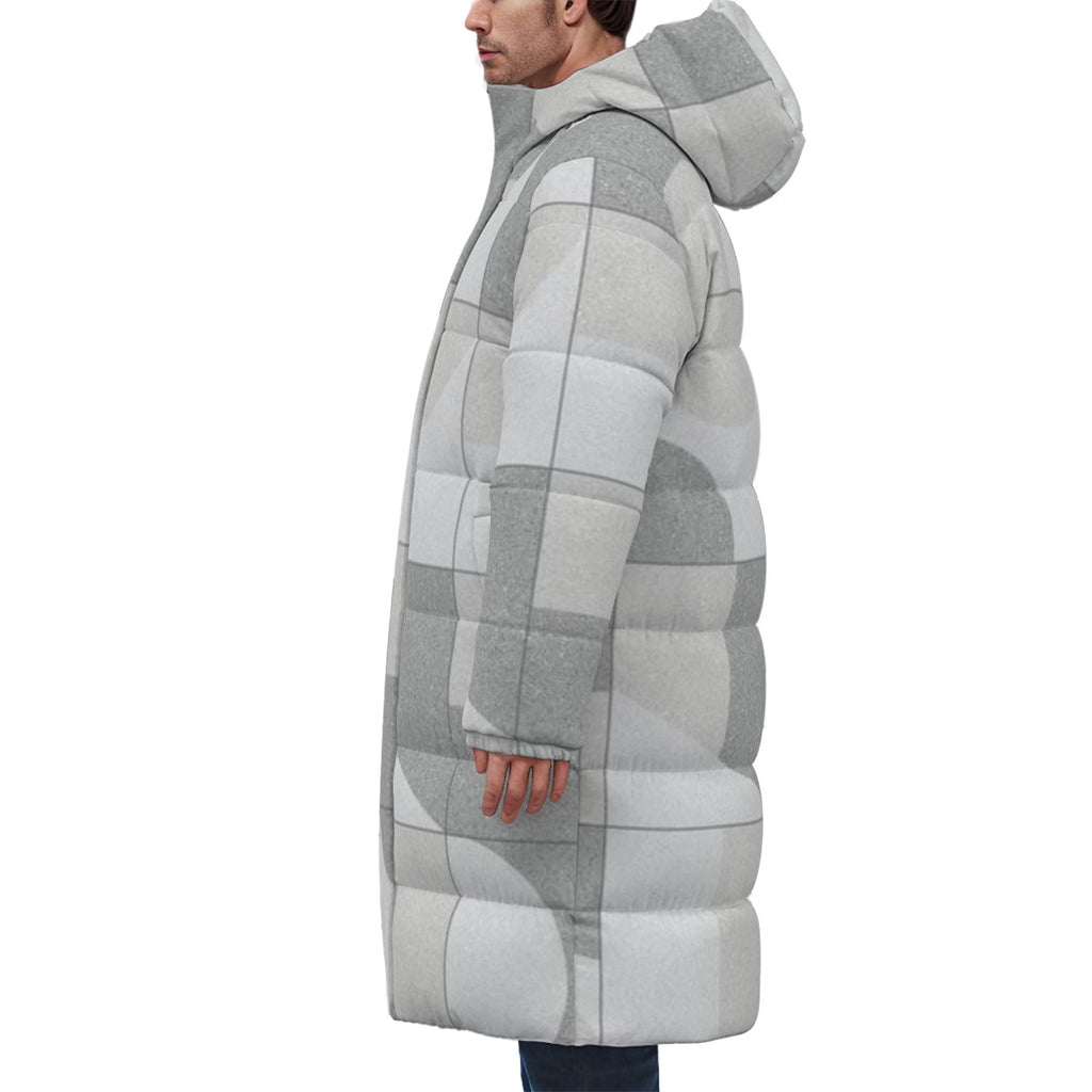 All-Over Print Unisex Long Down Jacket