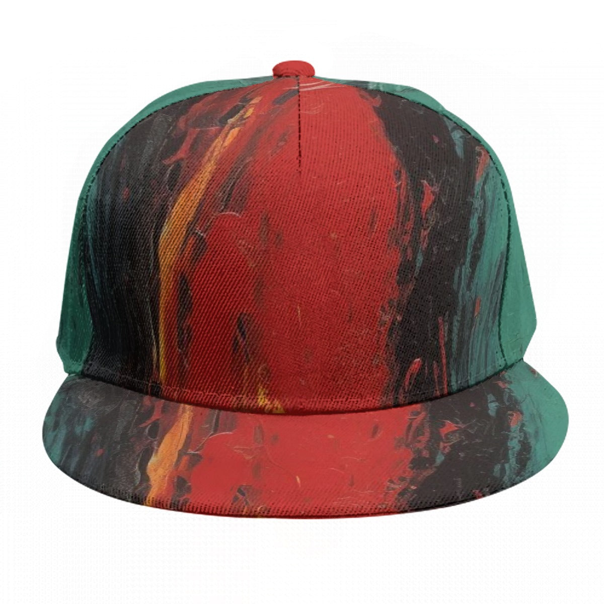 Baseball Cap With Flat Brim
