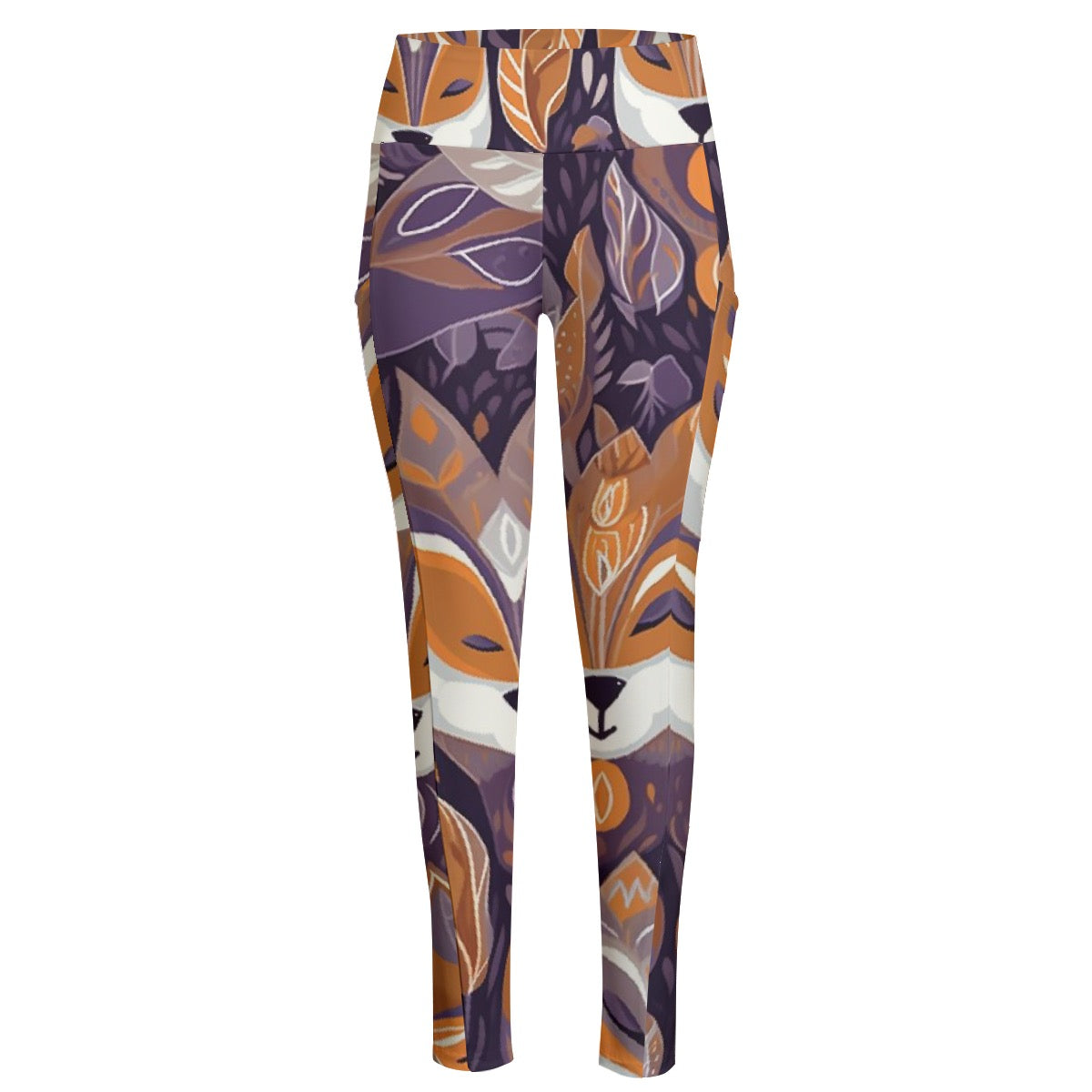 All-Over Print Women's High Waist Leggings With Side Pocket
