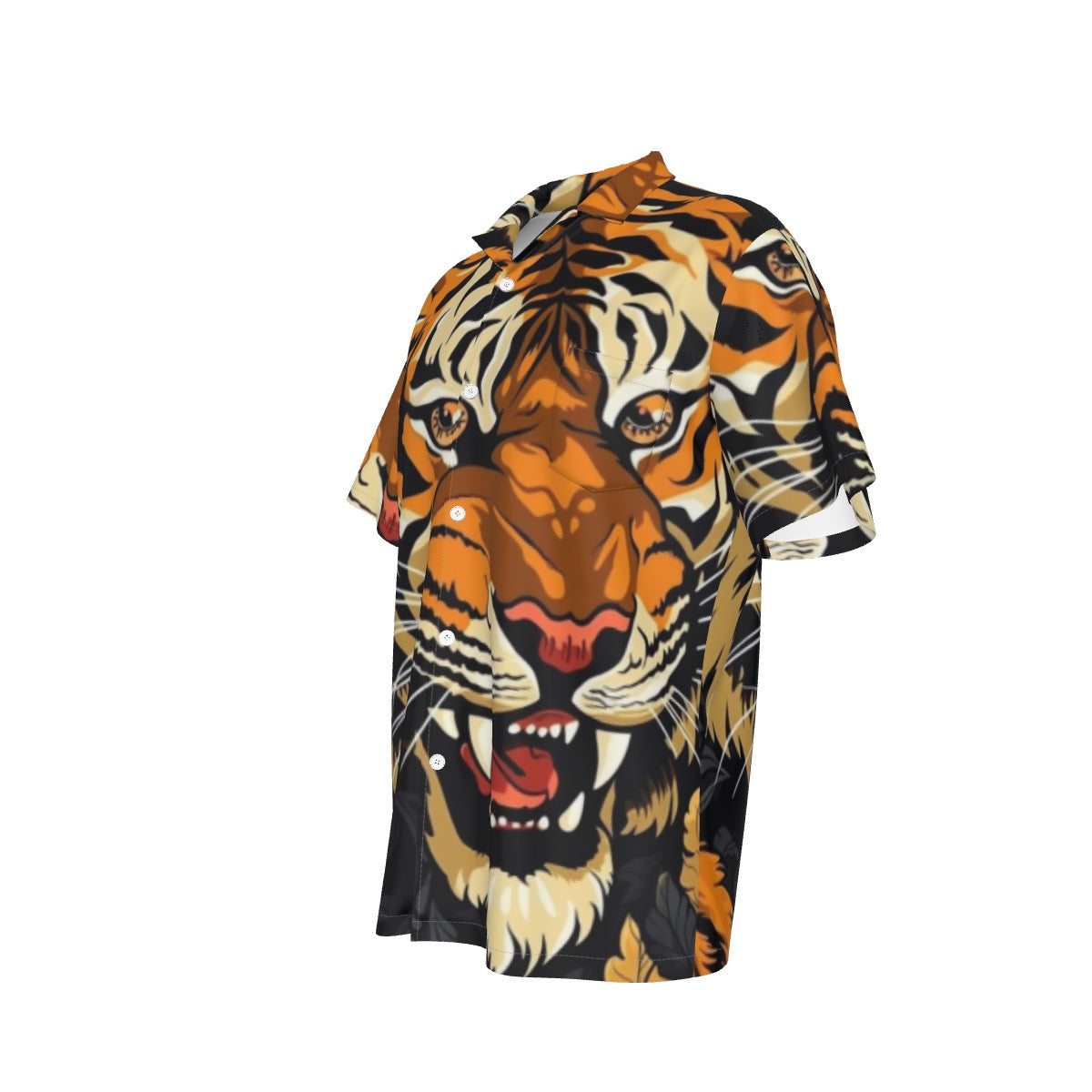 All-Over Print Men's Hawaiian Shirt With Pocket