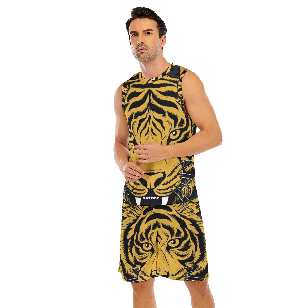 All-Over Print Men's Basketball Suit