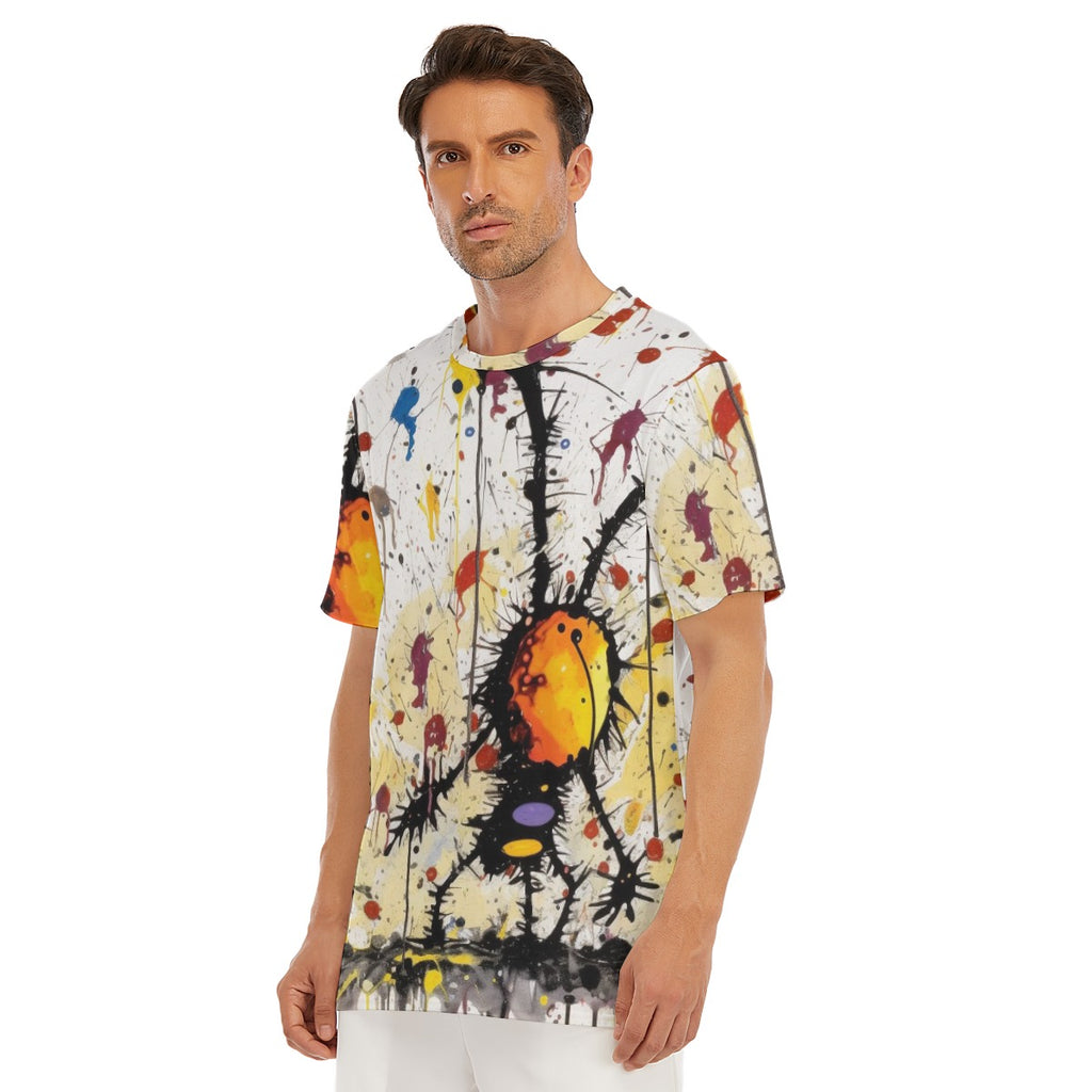 All-Over Print Men's O-Neck T-Shirt | 190GSM Cotton