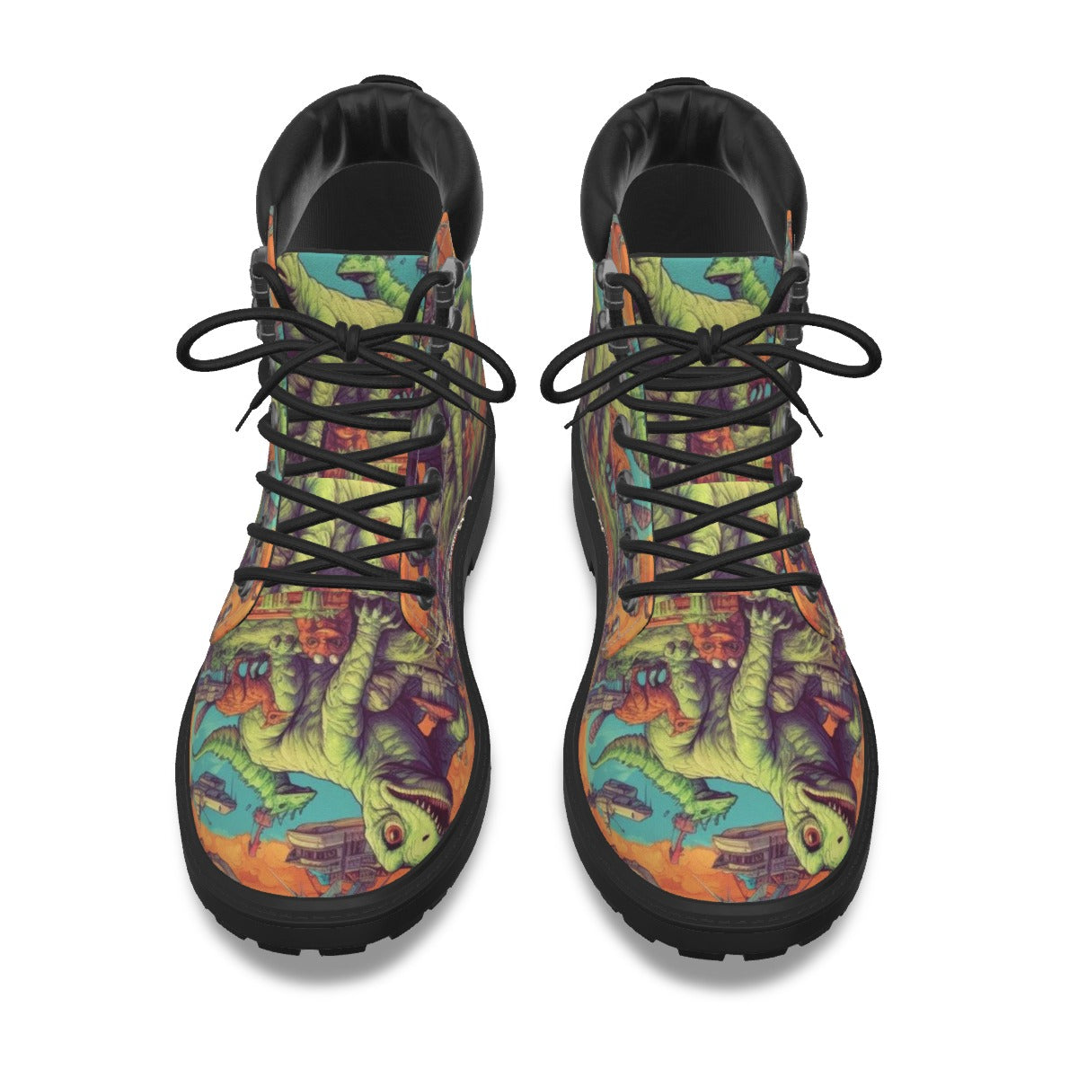 All-Over Print Men's Short Boots