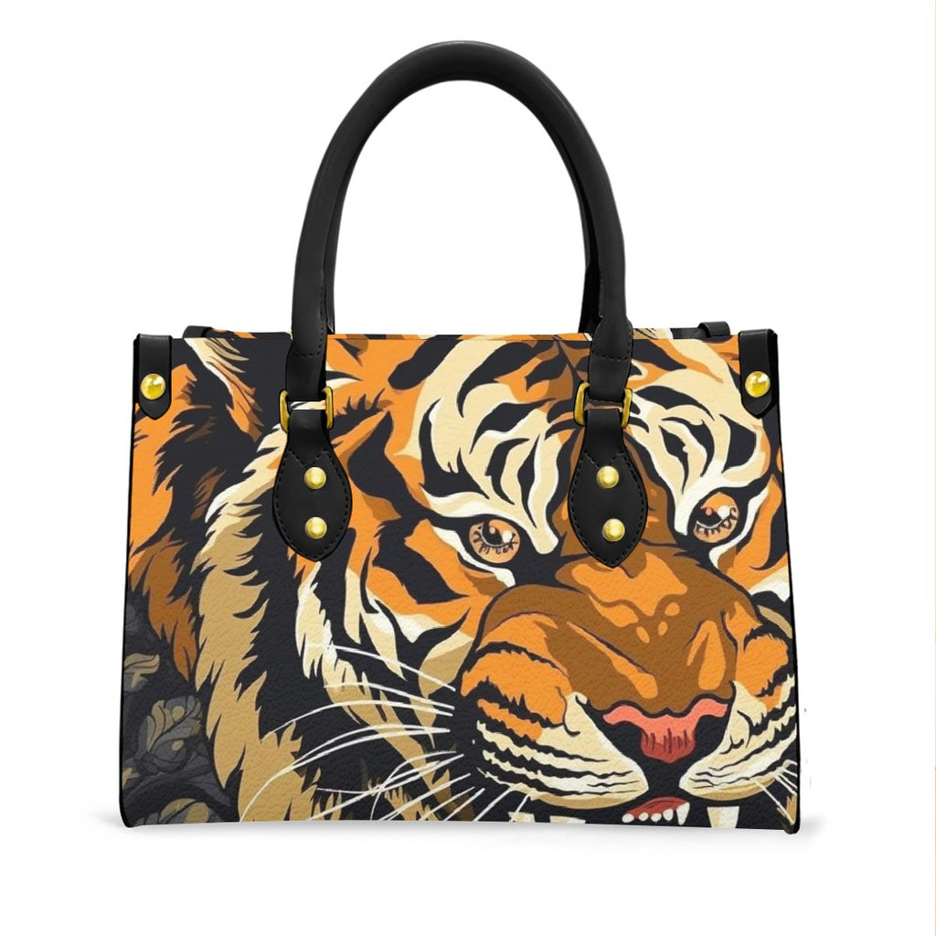 Women's Tote Bag With Black Handle