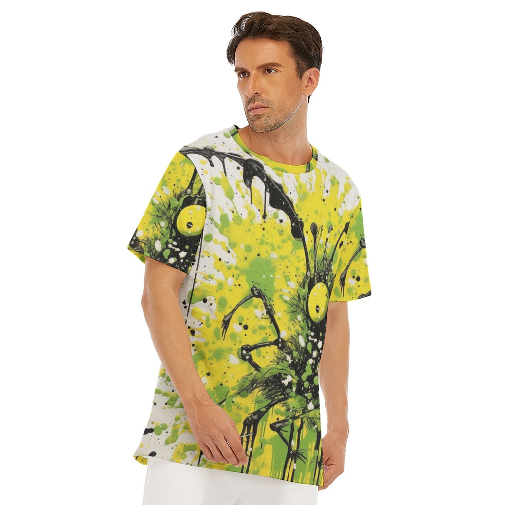 All-Over Print Men's O-Neck T-Shirt | 190GSM Cotton