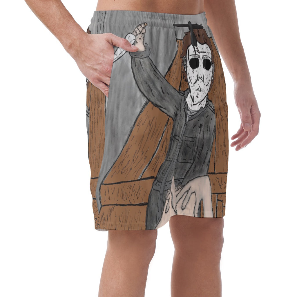 All-Over Print Men's Short Pants
