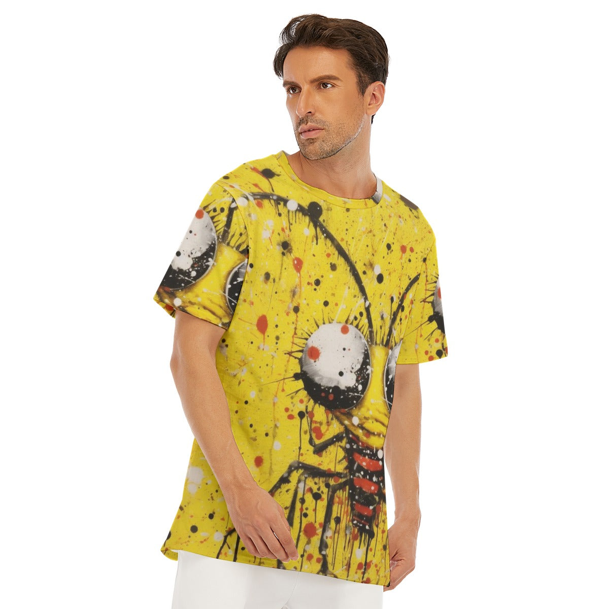 All-Over Print Men's O-Neck T-Shirt | 190GSM Cotton