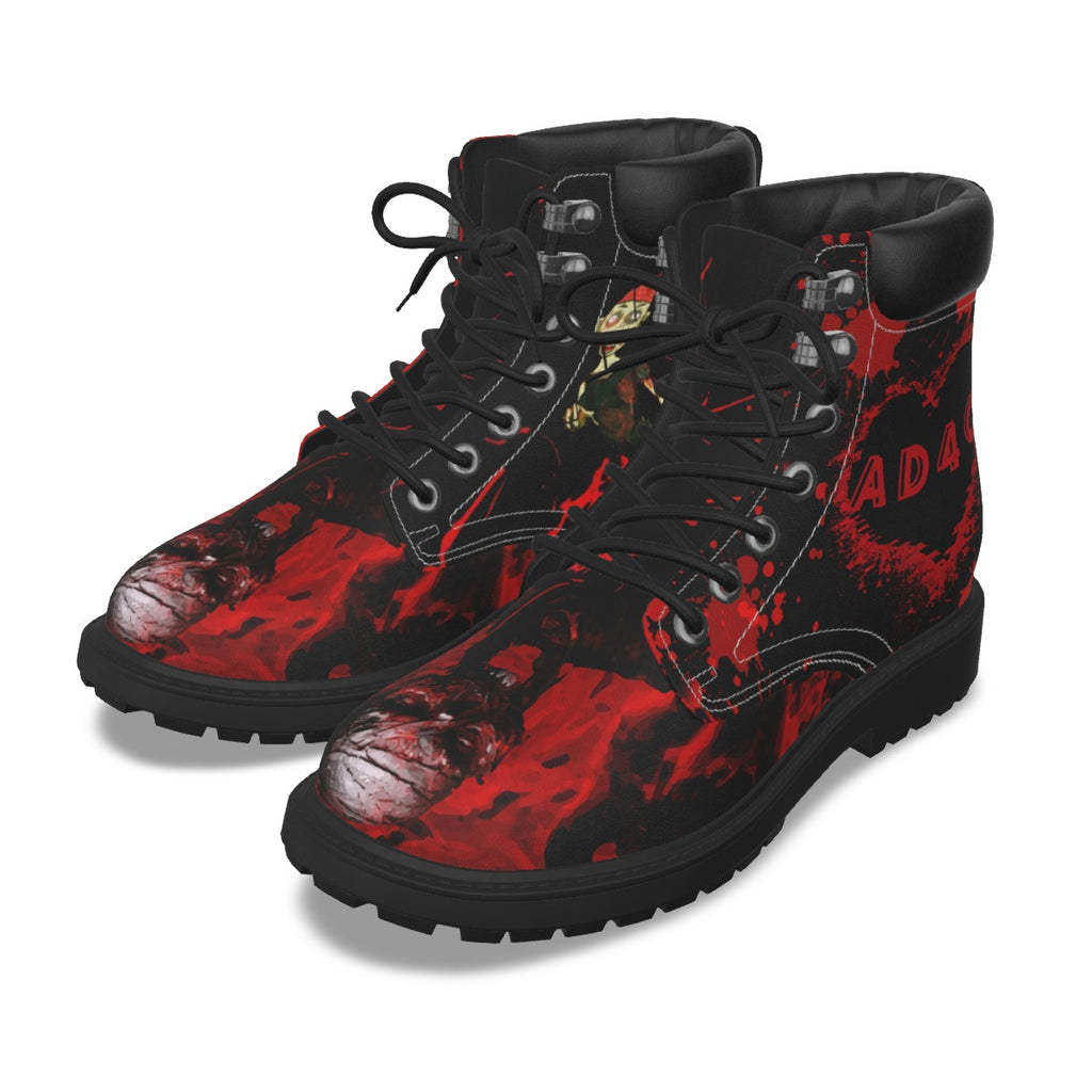All-Over Print Men's Short Boots