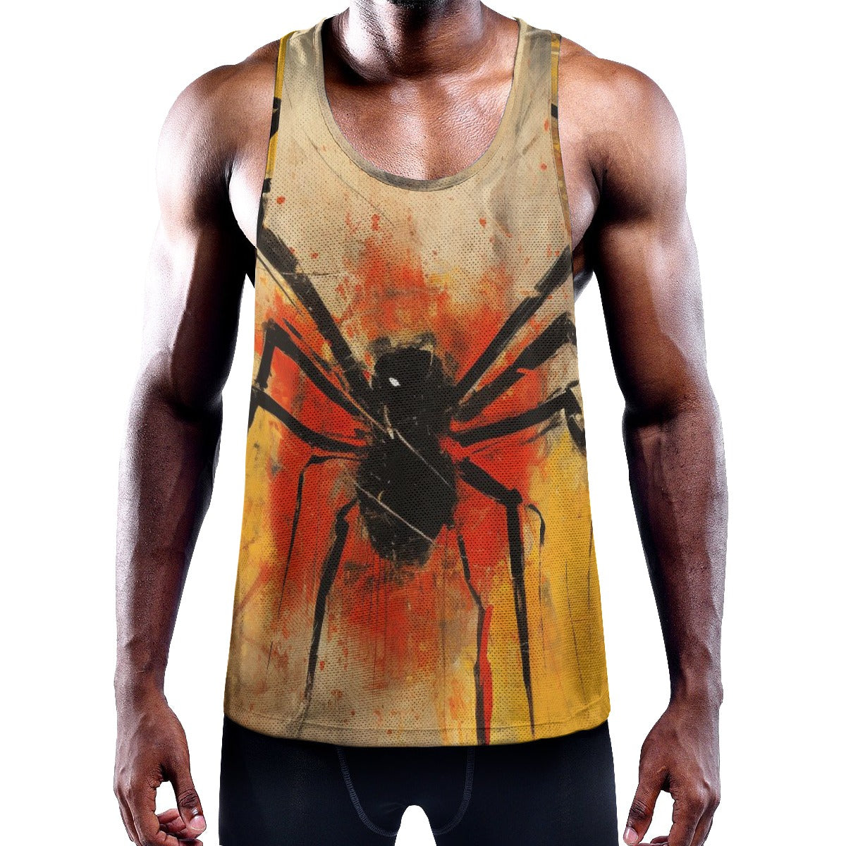 All-Over Print Men's Slim Y-Back Muscle Tank Top