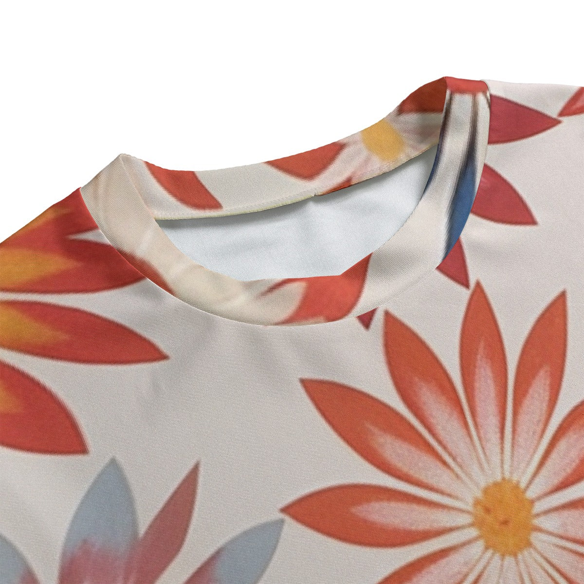 All-Over Print Women's Side Split T-shirt Set