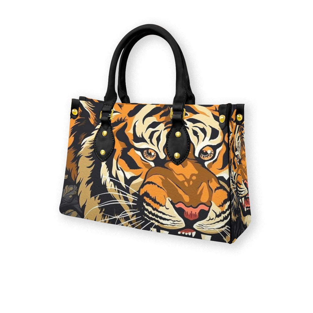 Women's Tote Bag With Black Handle