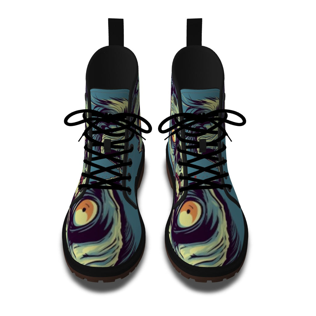 All-Over Print Men's Martin Short Boots
