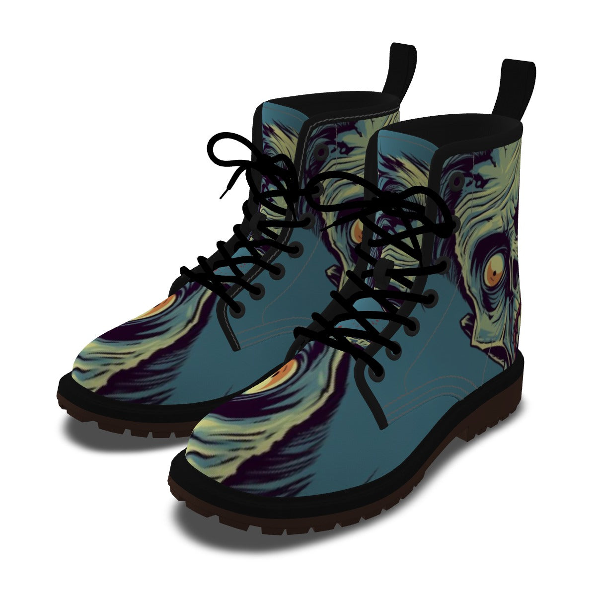 All-Over Print Men's Martin Short Boots