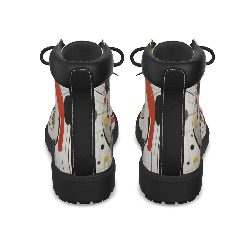 All-Over Print Men's Short Boots
