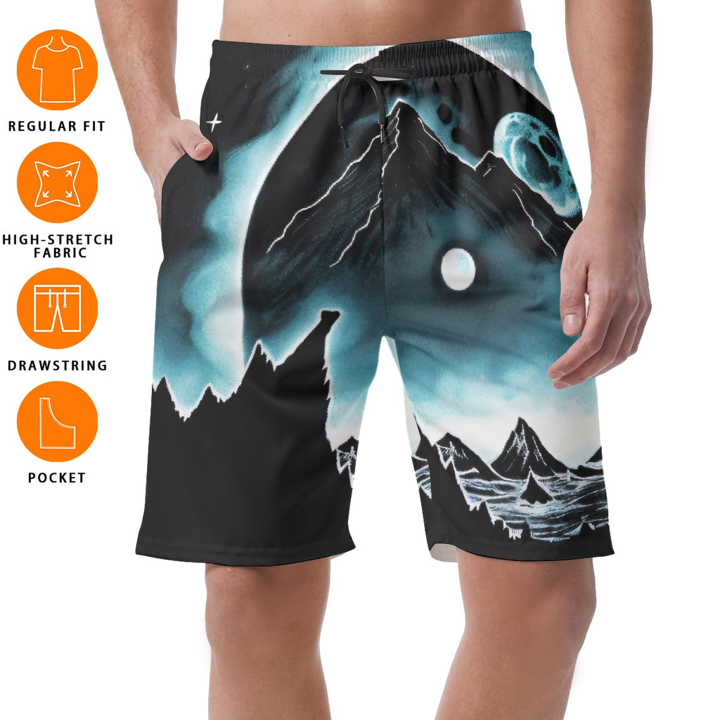 All-Over Print Men's Short Pants