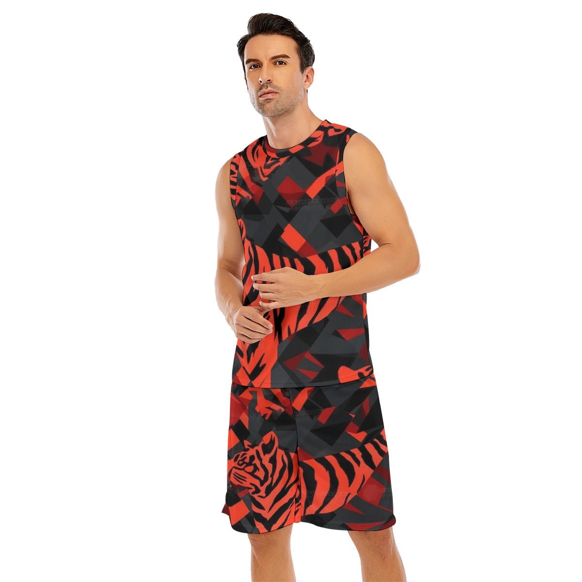 All-Over Print Men's Basketball Suit